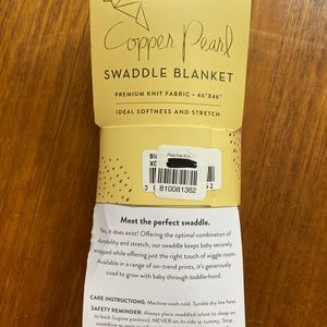 Copper Pearl Swaddle Blanket